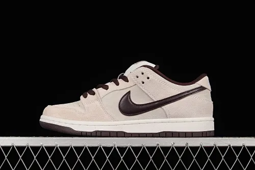 All categories Nk SB Dunk series Nk SB Dunk Low low-top sneakers F version Nk SB Dunk Low "Desert Sand" dark brown gray low-top series casual sneakers BQ6817-004
